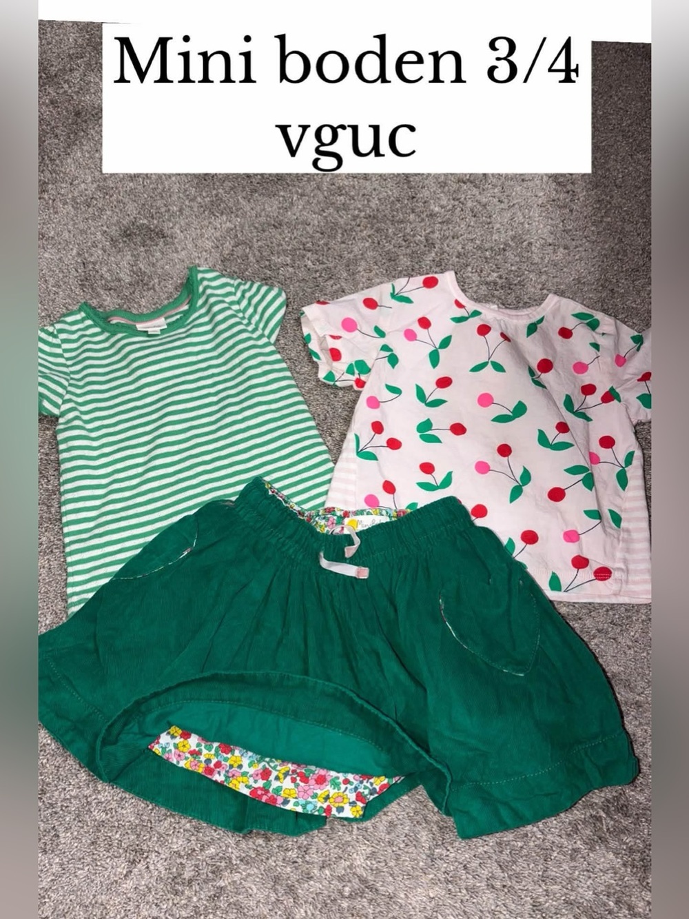 Mini boden 3/4 clothing bundle